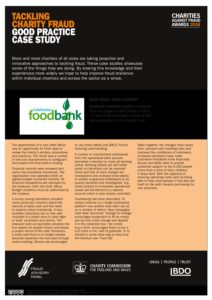 Colchester foodbank Case Study (CAFA18) document cover